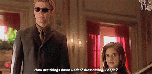 How Are Things Down Under GIF - How Are Things Down Under Blossoming I Hope GIFs