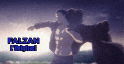 falzan l' originel is written on a purple background