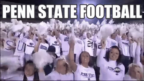 Fans @ Penn State GIF - Pennstate Pennstategifs Football GIFs
