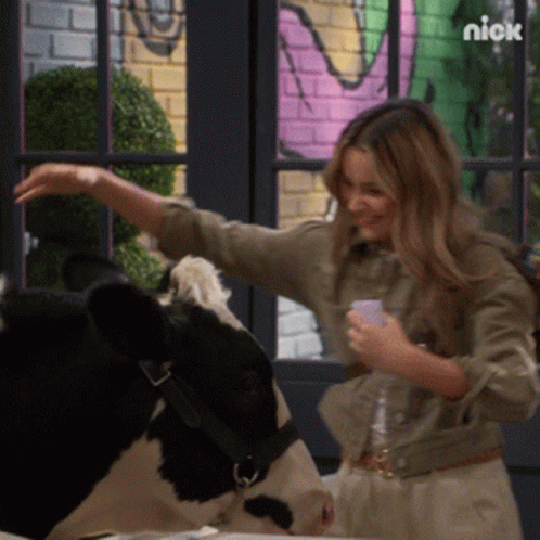 Hug My Cow Lex GIF - Hug My Cow Lex Side Hustle GIFs