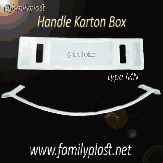 a picture of a handle carton box type mn