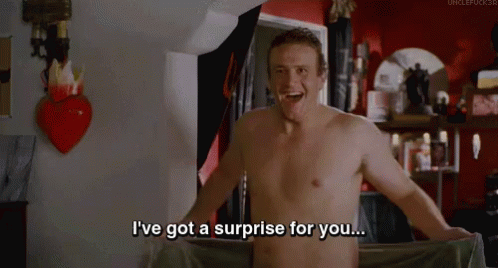 Surprise GIF - Forgetting Sarah Marshall Surprise Ive Got A Surprise GIFs