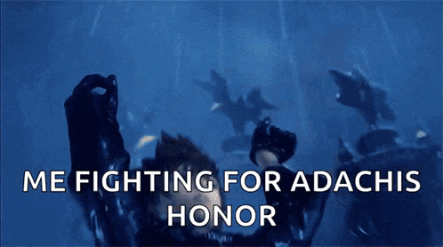 a man is fighting for honor with a sword in his hand .