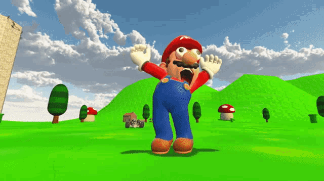 Smg4 Mario GIF - Smg4 Mario Run Away GIFs