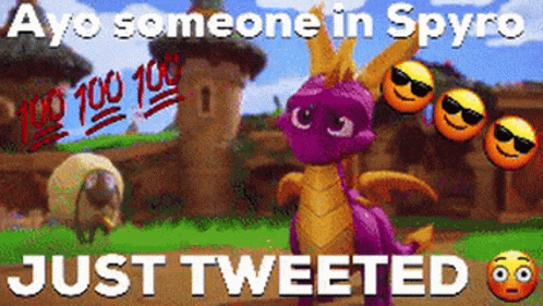 Spyro Chat Tweeted GIF - Spyro Chat Spyro Chat GIFs