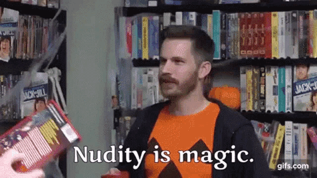 Bedtime Nudity Is Magic GIF - Bedtime Nudity Is Magic Book GIFs