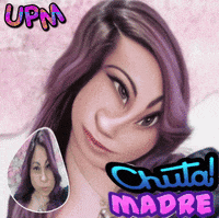 a woman with purple hair is on the cover of a book