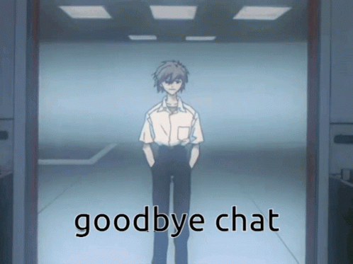 Kaworu Nagisa Goodbye Chat GIF - Kaworu Nagisa Goodbye Chat Evangelion GIFs