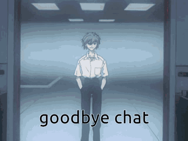 Kaworu Nagisa Goodbye Chat GIF