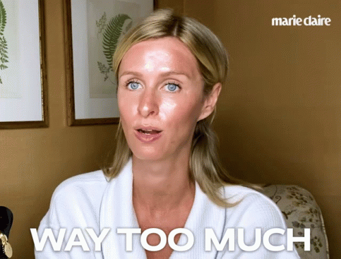 Way Too Much Nicky Hilton GIF - Way Too Much Nicky Hilton Marie Claire GIFs