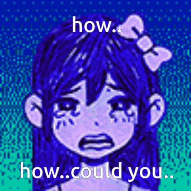 Aubrey Says How How Could You Omori GIF