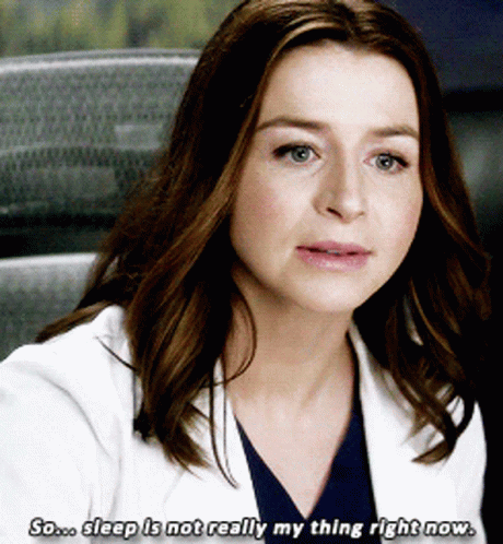 Greys Anatomy Amelia Shepherd GIF - Greys Anatomy Amelia Shepherd So Sleep Is Not Really My Thing Right Now GIFs