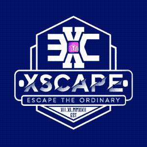 a logo for xscape escape the ordinary