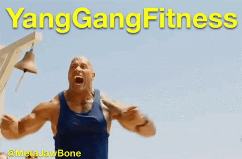 Yang Gang Fitness The Rock GIF - Yang Gang Fitness Yang Gang The Rock GIFs