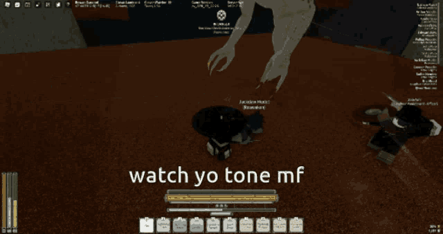 Watch Yo Tone Deepwoken GIF - Watch Yo Tone Deepwoken Roblox GIFs