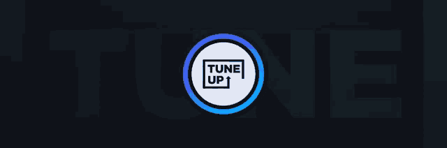 a tune up icon on a dark background