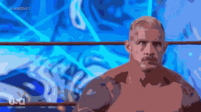 a man in a wrestling ring with a watermark that says wwe on it