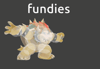 a picture of a cartoon character with the word fundies above it