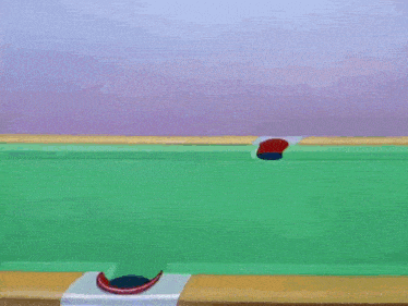 a cartoon of tom and jerry playing pool .