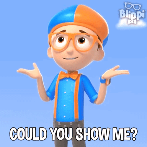 Could You Show Me Blippi GIF - Could You Show Me Blippi Blippi Wonders Educational Cartoons For Kids GIFs