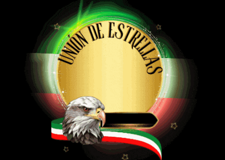 union de estrellas logo with an eagle in the center