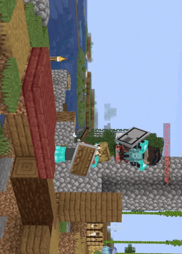a screenshot of a minecraft game with a player named dread the slash
