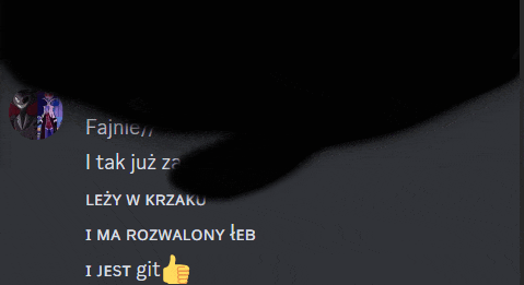 a screenshot of a discord chat with a thumbs up sign