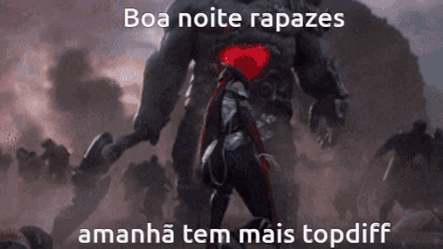 a picture of a monster with the words boa noite rapazes written above it