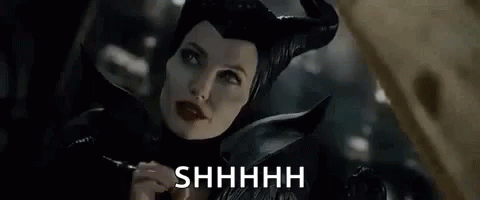 Angelina Jolie Maleficent GIF - Angelina Jolie Maleficent Shhh GIFs