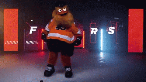 Gritty Flyers Mascot GIF - Gritty Flyers Mascot Philadelphia Flyers GIFs