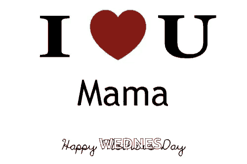 a sign that says i love you mamma