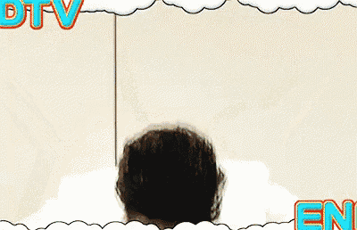 a cartoon of a man covering his face with his hands with the words dtv and en written on the bottom