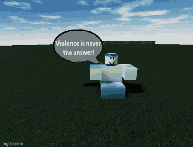 a roblox character is holding a gun in front of a giant globe with a face drawn on it