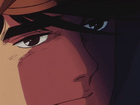 a close up of a man 's face with the words " it 's not a bad idea though " below him