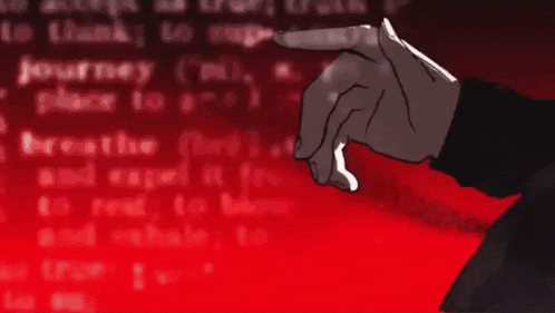 a drawing of a person with a red background and the word calculo on the bottom right