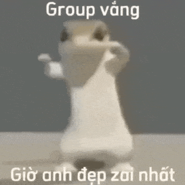 a picture of a lizard with the words group vang written on it