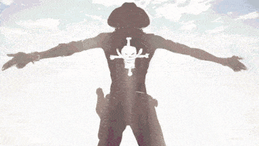 a drawing of a man with a white beard and wings giving a thumbs up sign