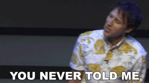 You Never Told Me Josh Sundquist GIF - You Never Told Me Josh Sundquist I Didnt Know GIFs