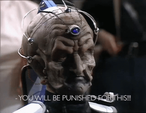You Will Be Punished For This Alien GIF - You Will Be Punished For This Alien Angry GIFs