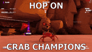 Crab Champions Hop On GIF - Crab Champions Hop On Hop On Crab Champions GIFs
