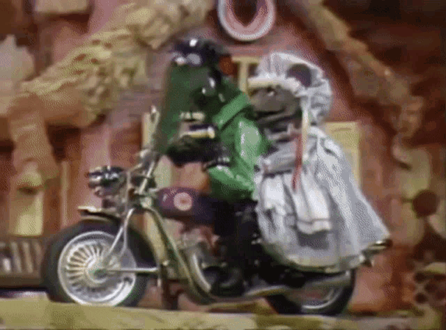 Muppets Motorcycle GIF - Muppets Motorcycle Droop GIFs