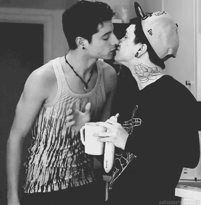 Gay Kiss GIF - Gay Kiss Kisses GIFs