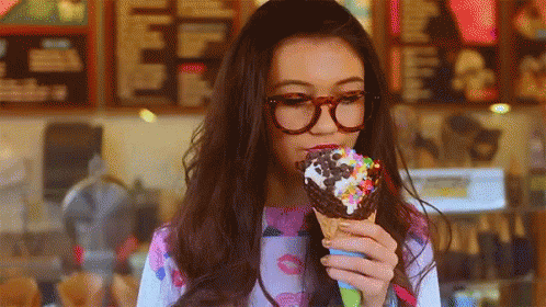 Ice Cream Not Interested GIF - Ice Cream Not Interested Jessie Paege GIFs