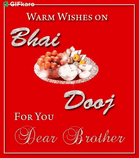 a warm wishes on bhai dooj for you dear brother