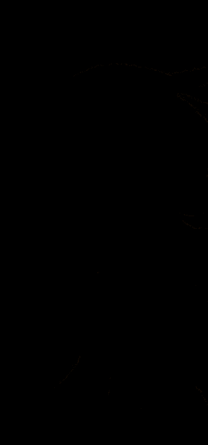 a close up of a cartoon character with yellow hair