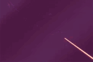 a cartoon character is flying through the air with a sword