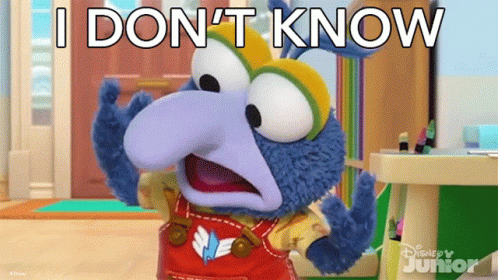 I Dont Know Baby Gonzo GIF - I Dont Know Baby Gonzo Muppet Babies GIFs