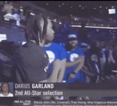 darius garland is a 2nd all-star selection