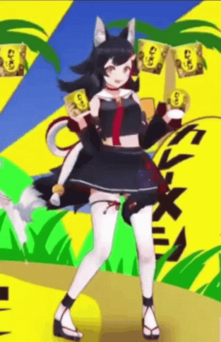 Hololive Mio Curry Dance GIF - Hololive Mio Curry Dance GIFs