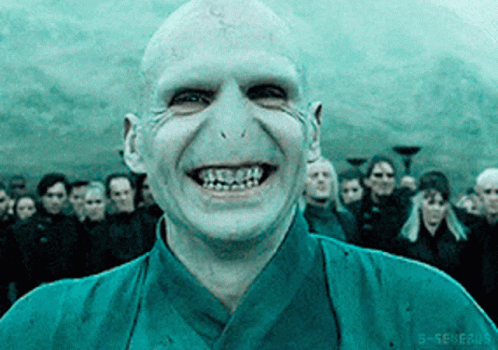 Voldemort Smiling GIF - Voldemort Smiling Hehe GIFs
